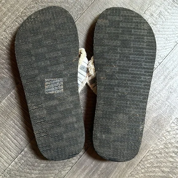 Yellow box flip-flops size 7.5 - Picture 4 of 4